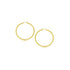14k Yellow Gold Polished Hoop Earrings (3x15mm) by Avera Group