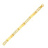 14k Two-Tone Gold Fancy Bar Style Men&
