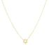 14k Yellow Gold Star of David Necklace