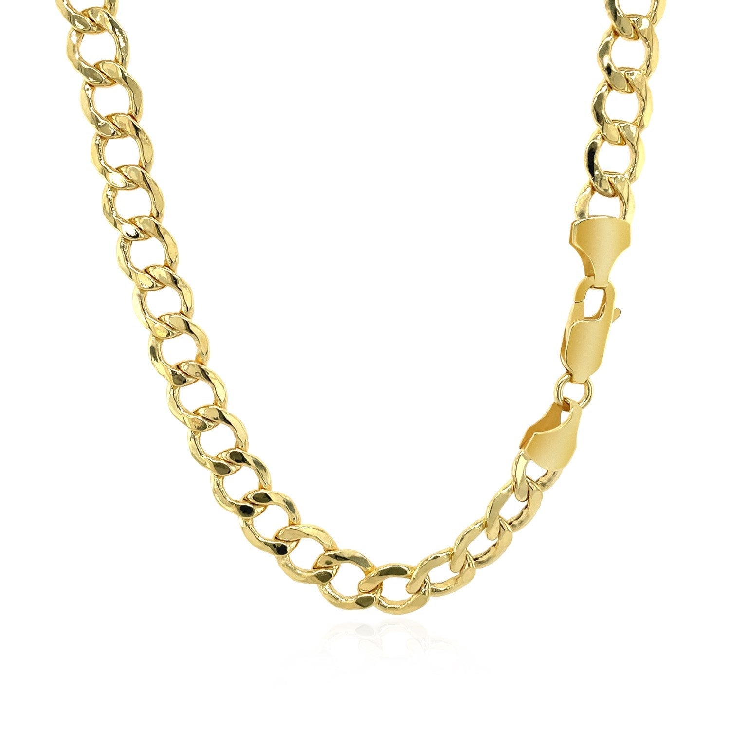 6.2mm 14k Yellow Gold Curb Chain by Bids.com