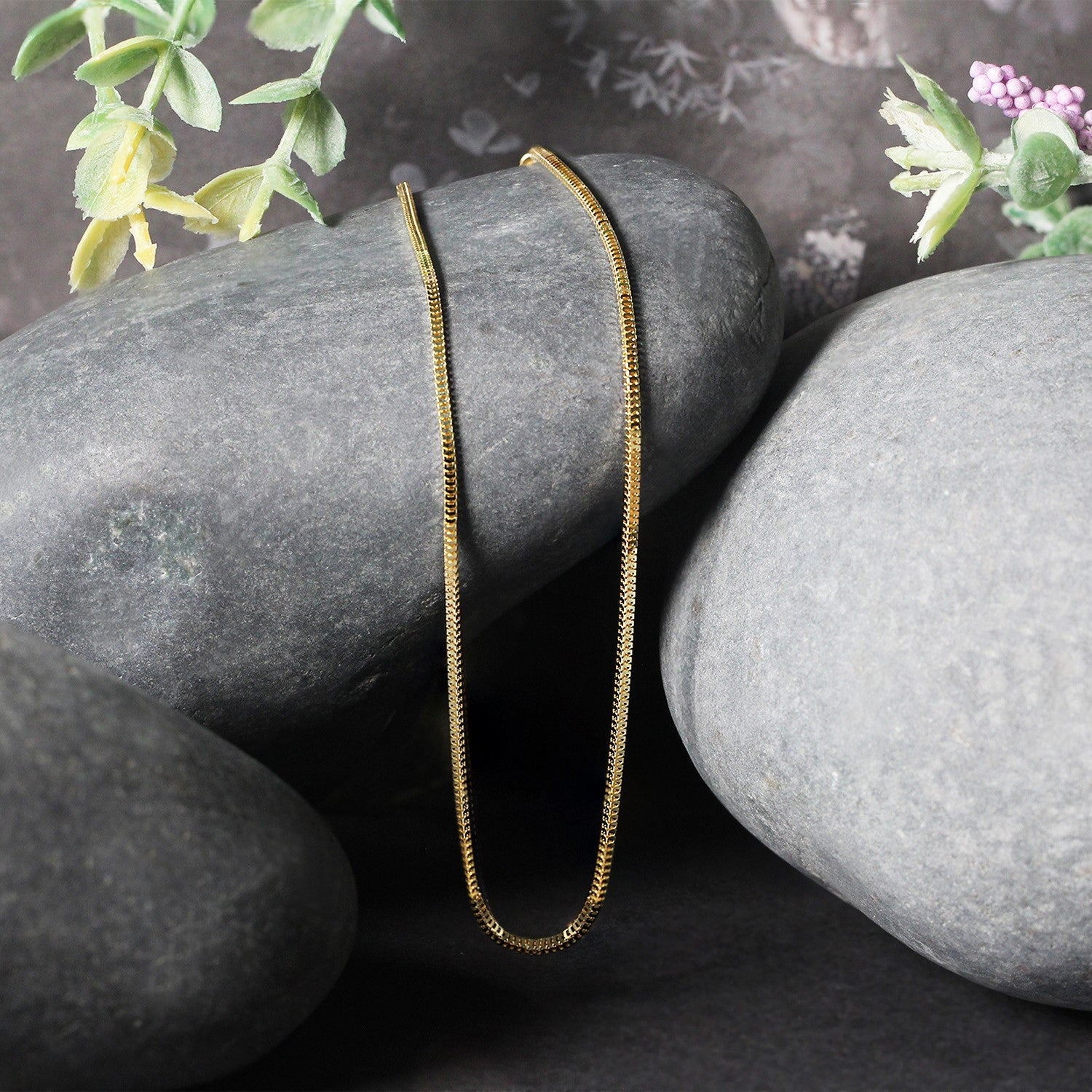 14k Yellow Gold Milano Chain 1.1mm by Bids.com