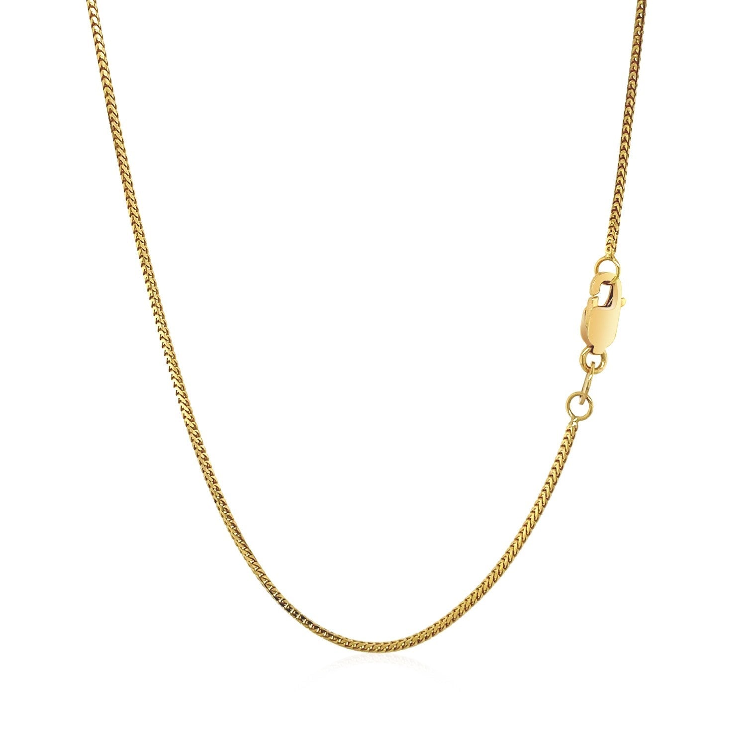 14k Yellow Gold Franco Chain 0.9mm by Bids.com