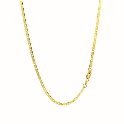 2.3mm 10k Yellow Gold Mariner Link Chain by Bids.com