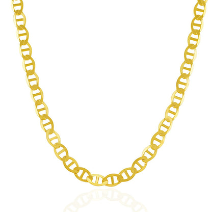 6.3mm 14k Yellow Gold Mariner Link Chain by Bids.com