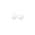 14k Yellow Gold Freshwater Cultured White Pearl Stud Earrings (5.0 mm) - earrings