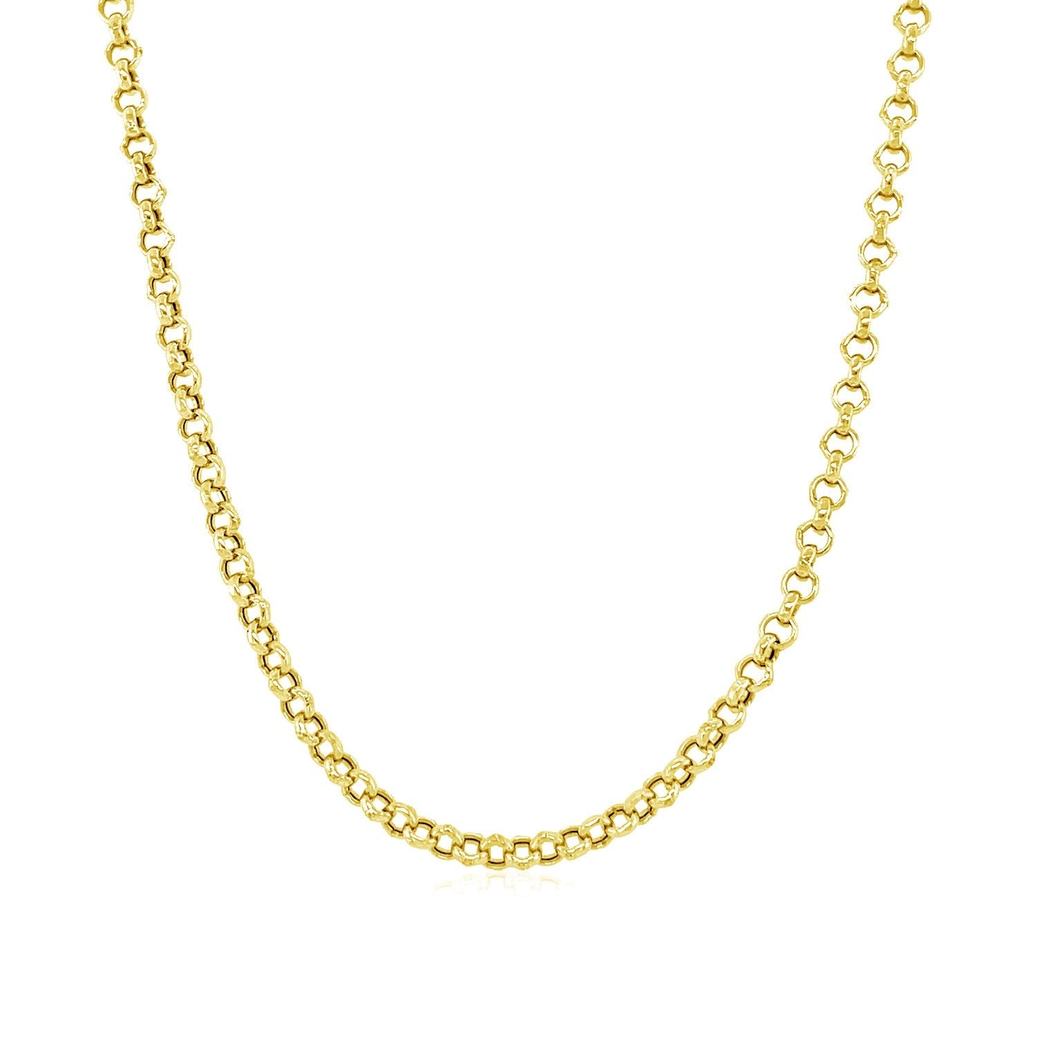 2.3mm 10k Yellow Gold Rolo Chain by Bids.com