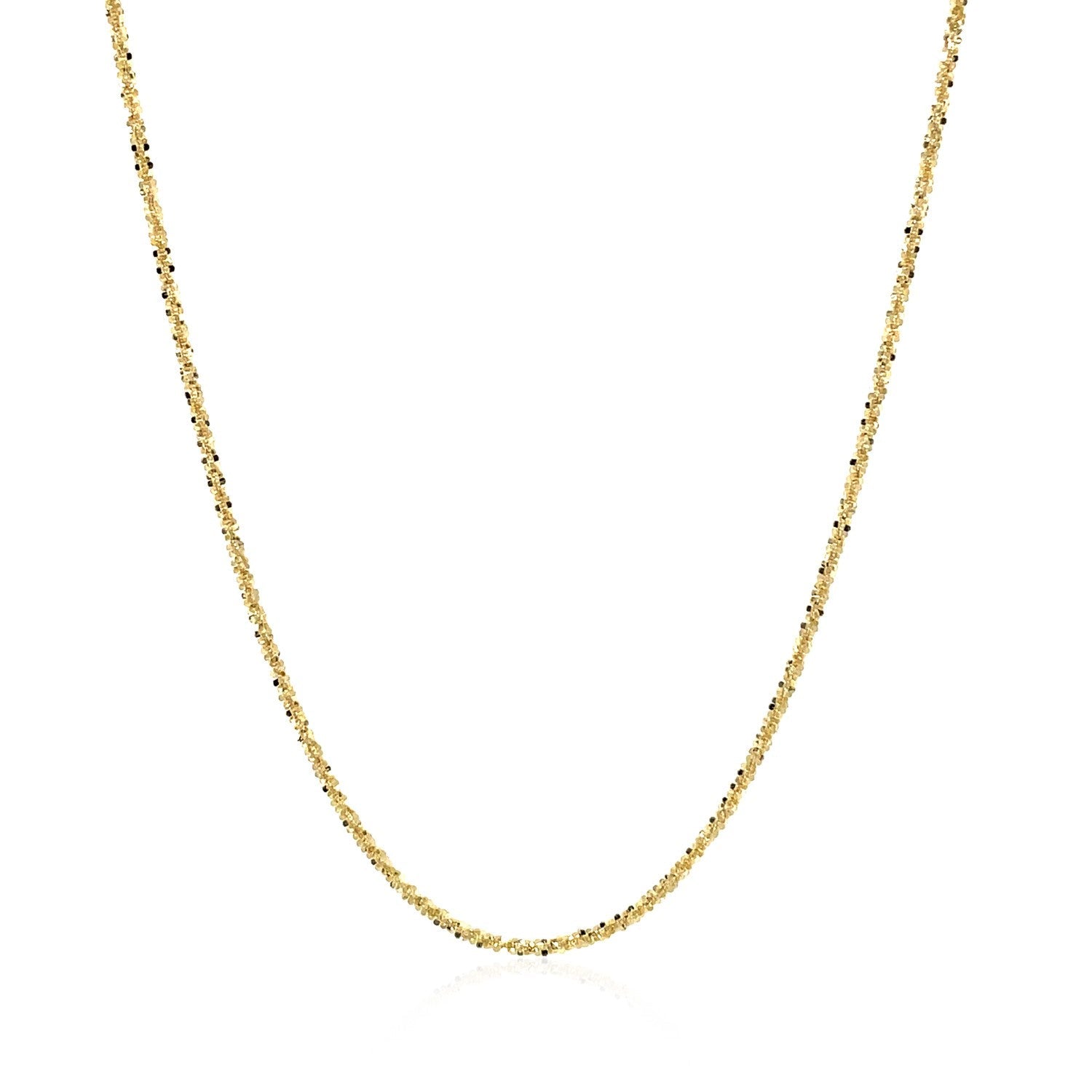 14k Yellow Gold Sparkle Chain 1.1mm by Bids.com