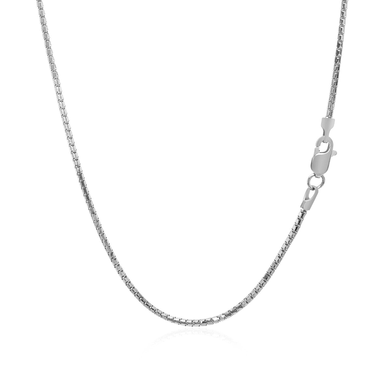 14k White Gold Ice Chain 1.3mm - DestGlow