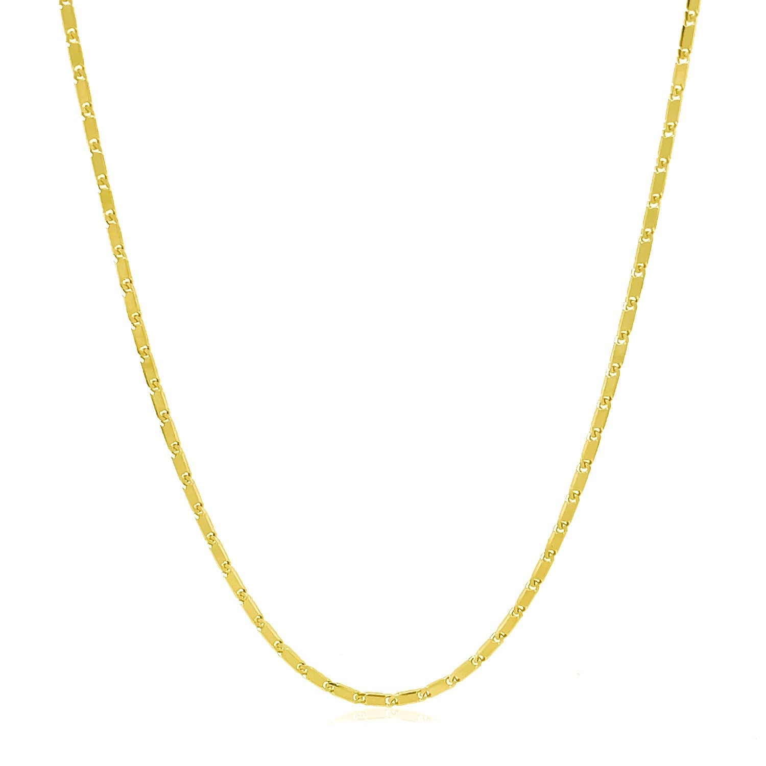 14k Yellow Gold Lumina Pendant Chain 1.0mm by Bids.com