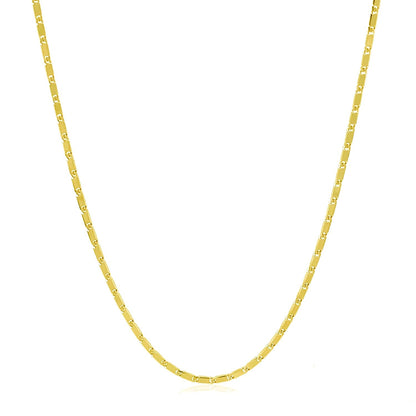 14k Yellow Gold Lumina Pendant Chain 1.0mm by Bids.com
