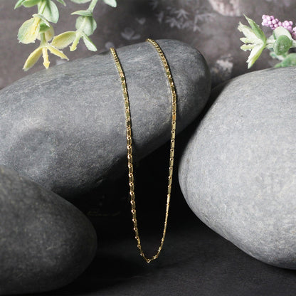 14k Yellow Gold Lumina Pendant Chain 1.0mm by Bids.com