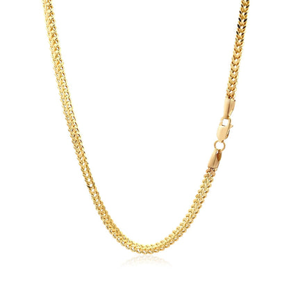 14k Yellow Gold Light Weight Wheat Chain (3.20 mm) by Bids.com
