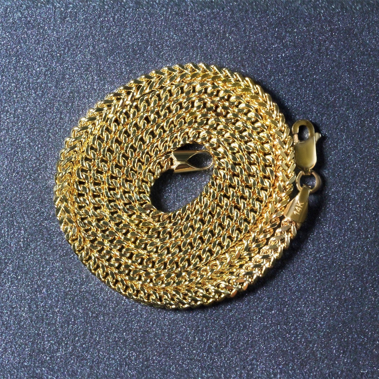 14k Yellow Gold Light Weight Wheat Chain (3.20 mm) by Bids.com