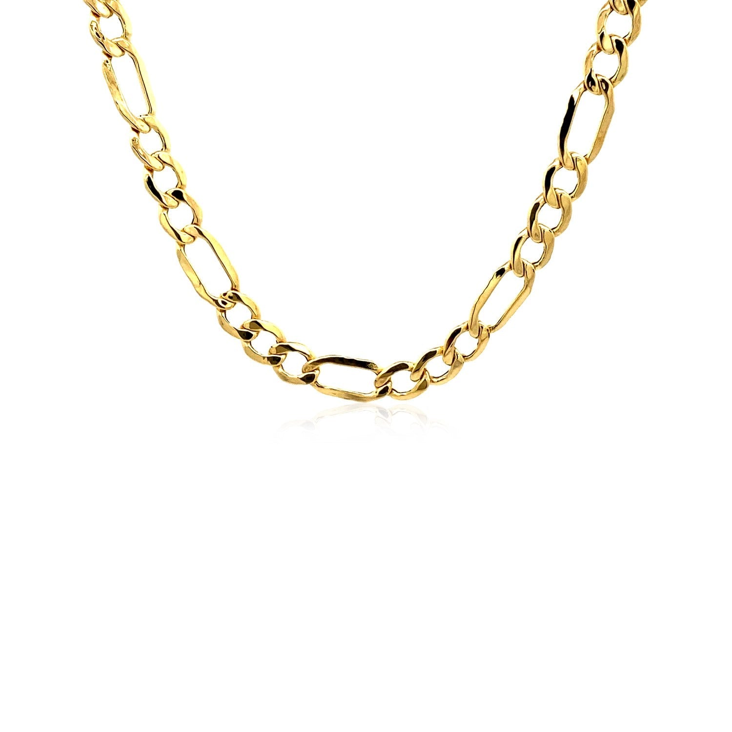 5.4mm 10k Yellow Gold Lite Figaro Chain by Bids.com