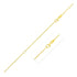 Double Extendable Cable Chain in 14k Yellow Gold (1.20 mm) - DestGlow