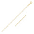 14k Yellow Gold Singapore Chain 0.6mm (0.60 mm) - necklaces
