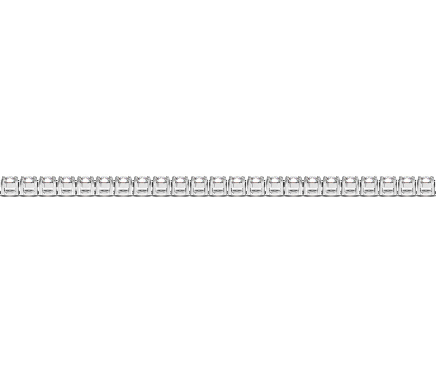 Lab Grown Round Diamond Tennis Bracelet in 14k White Gold (2 cctw F/G VS2/SI1) by Bids.com