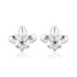 Sterling Silver Fluer De Lis Earrings 