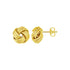 Love Knot Post Earrings in 14k Yellow Gold 