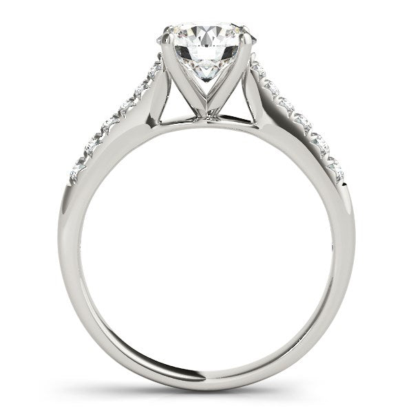 14k White Gold Round Cut Diamond Engagement Ring (1 5/8 cttw) by Bids.com