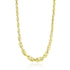 Polished Double Oval Link Chain Necklace in 14k Yellow Gold