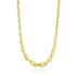 Polished Double Oval Link Chain Necklace in 14k Yellow Gold 