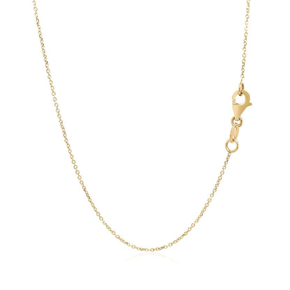14k Yellow Gold Necklace with Interlocking Petite Rectangles by Bids.com