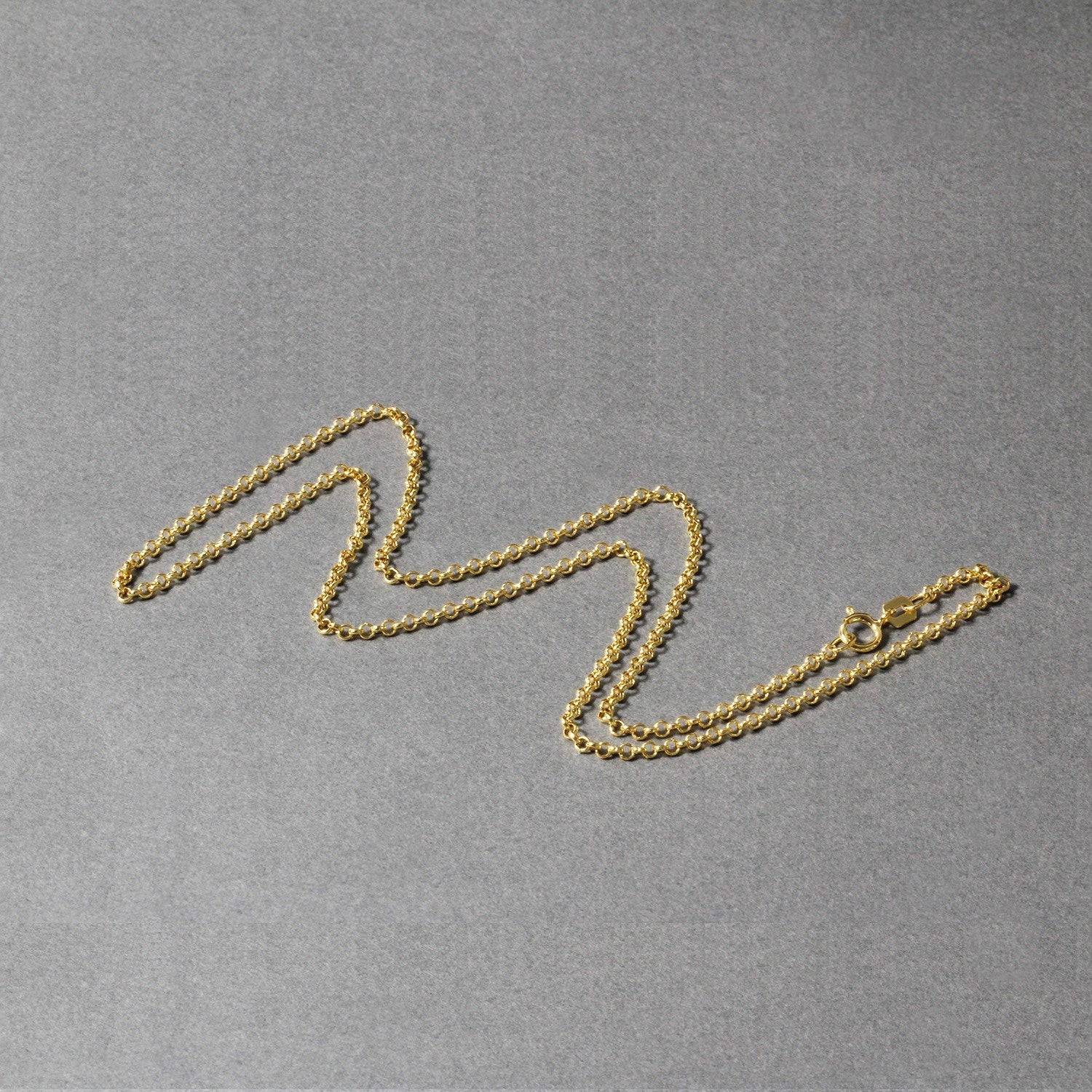14k Yellow Gold Rolo Chain (1.90 mm) - DestGlow