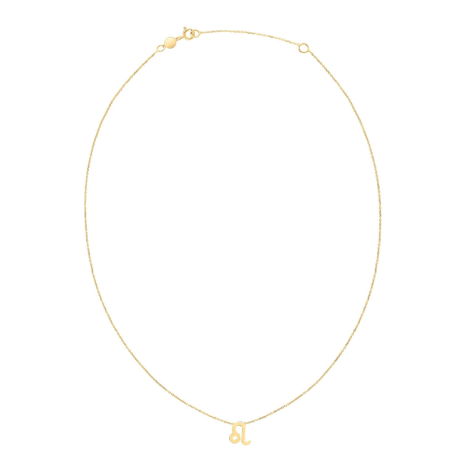14K Yellow Gold Leo Necklace by Bids.com