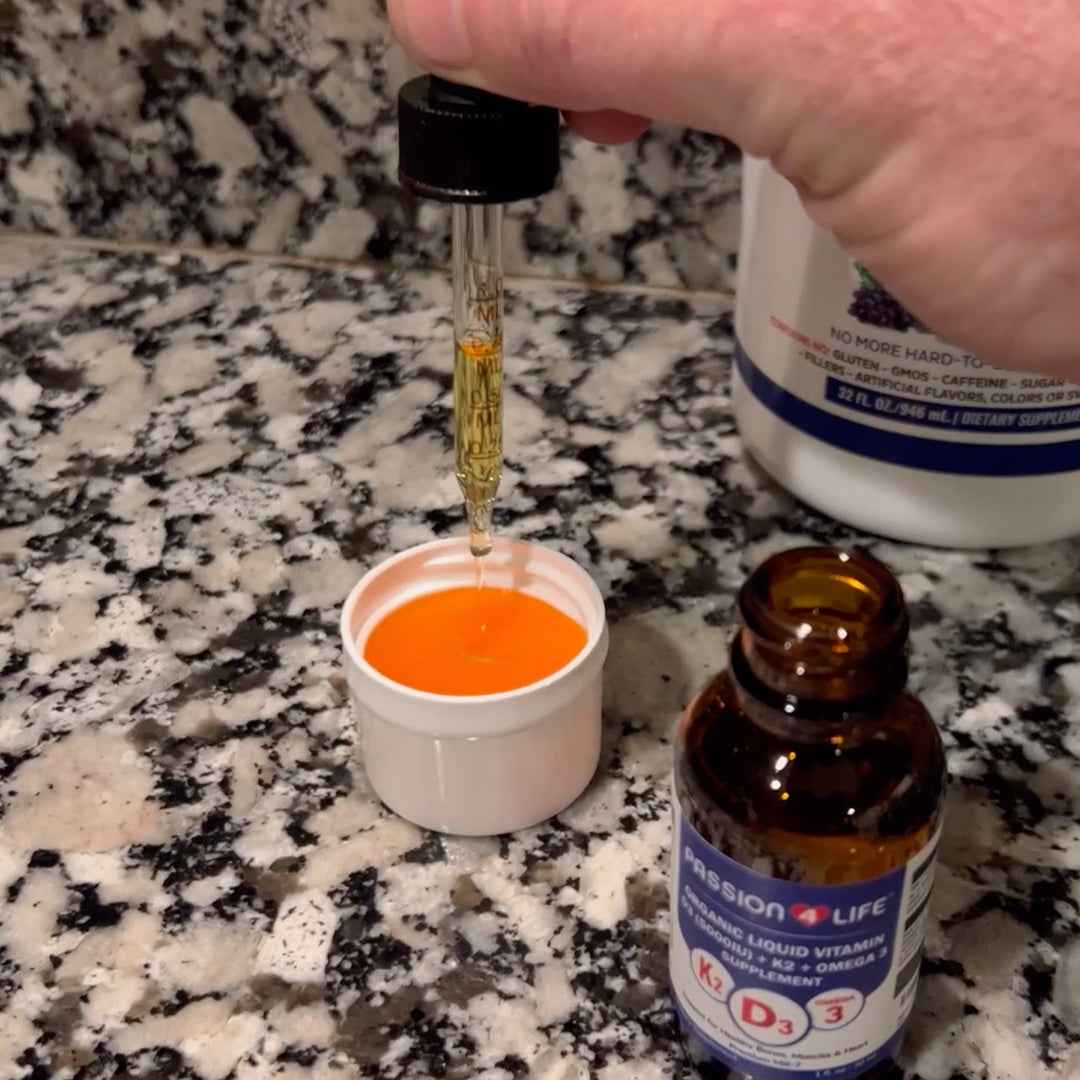 Daily Liquid D3, K2 + Omega 3 Vitamin