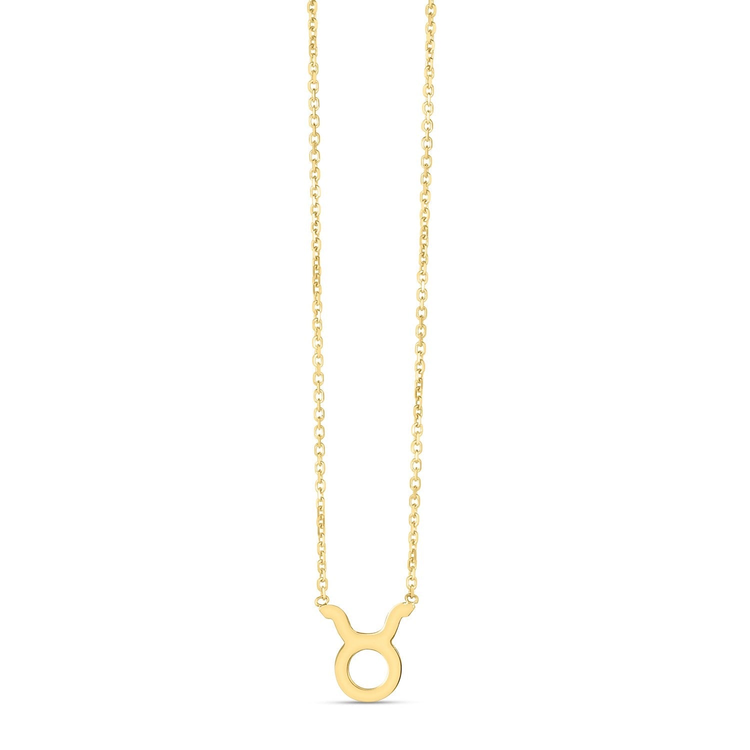 14K Yellow Gold Taurus Necklace by Bids.com
