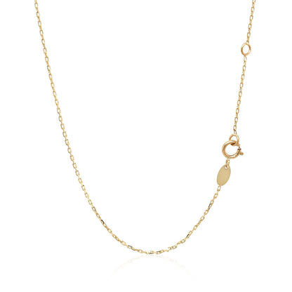 14k Tri-Color Gold Rosary Chain Necklace by Bids.com