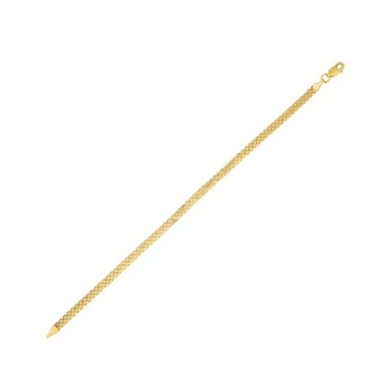 14k Yellow Gold Bismark Chain (3.50 mm)  DestGlow