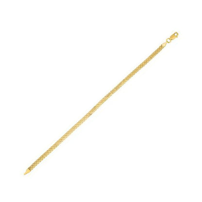 14k Yellow Gold Bismark Chain (3.50 mm)  DestGlow