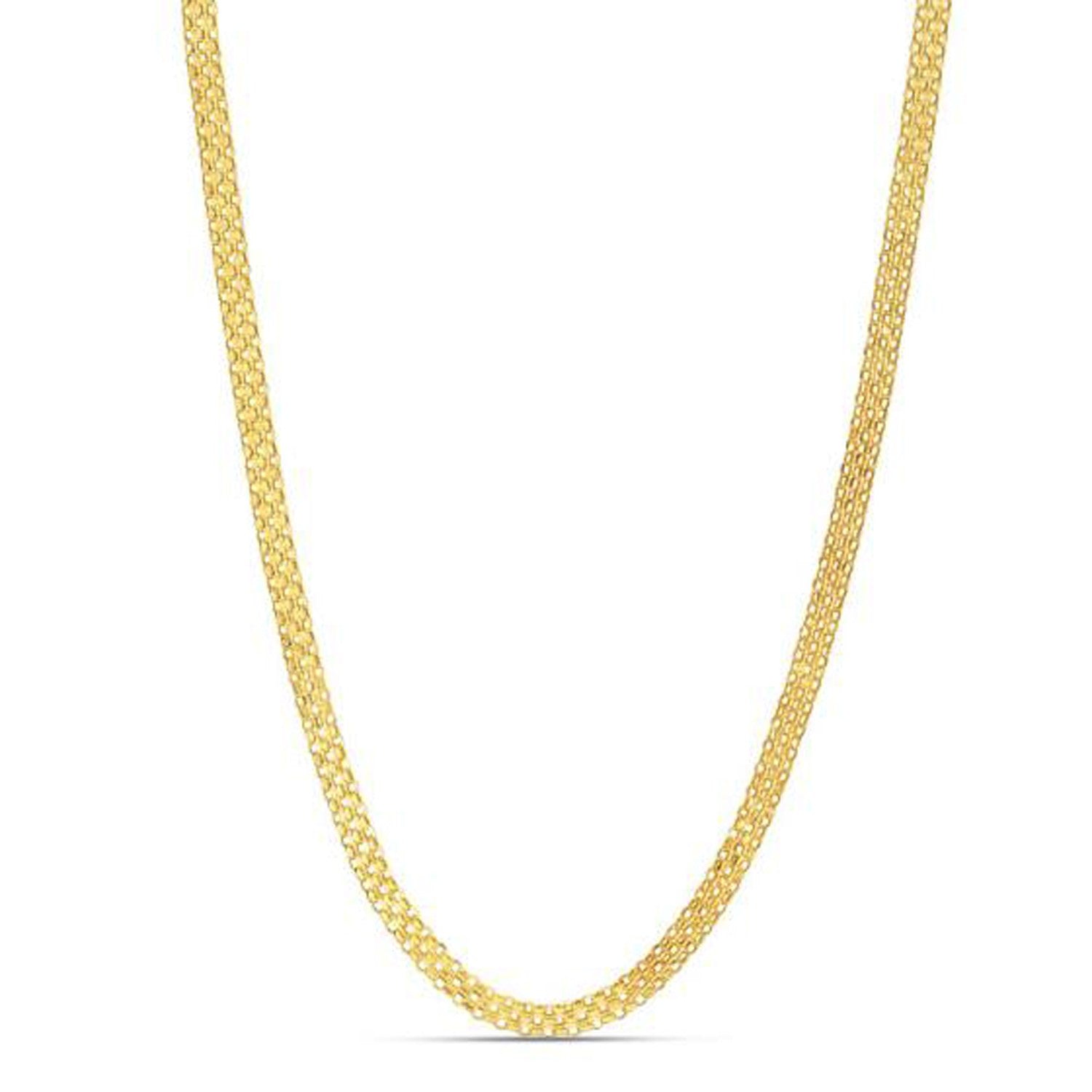 14k Yellow Gold Bismark Chain (3.50 mm)  DestGlow