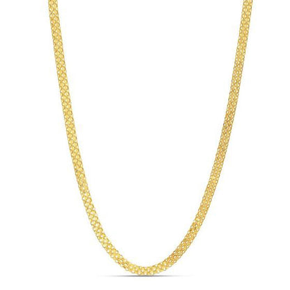 14k Yellow Gold Bismark Chain (3.50 mm)  DestGlow