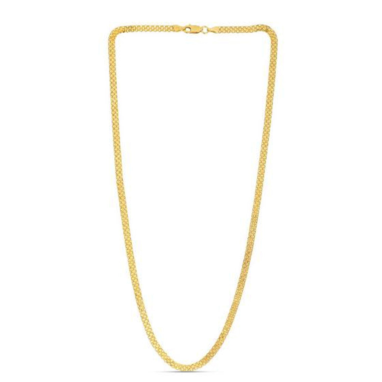 14k Yellow Gold Bismark Chain (3.50 mm)  DestGlow