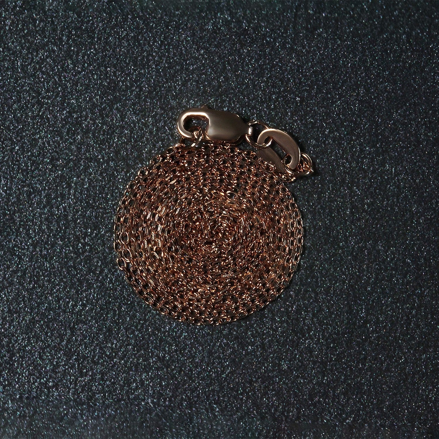 18k Rose Gold Diamond Cut Cable Link Chain (0.75 mm) by Bids.com