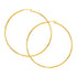 14k Yellow Gold Large Polished Hoop Earrings(2x70mm) 