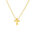 14k Yellow Gold with Cross Pendant 