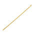 Silk Rope Chain Bracelet in 14k Yellow Gold (4.3 mm) by Avera Group