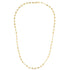 14k Yellow Gold Necklace with Polished Circles 
