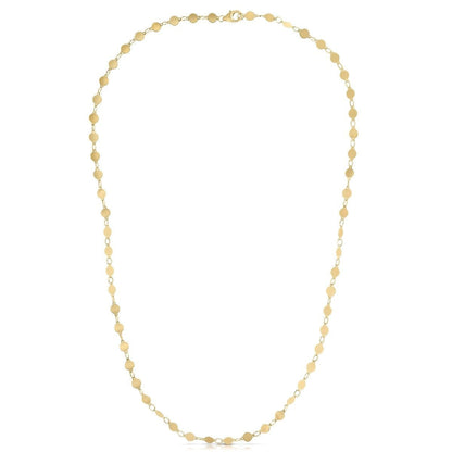 14k Yellow Gold Necklace with Polished Circles by Bids.com