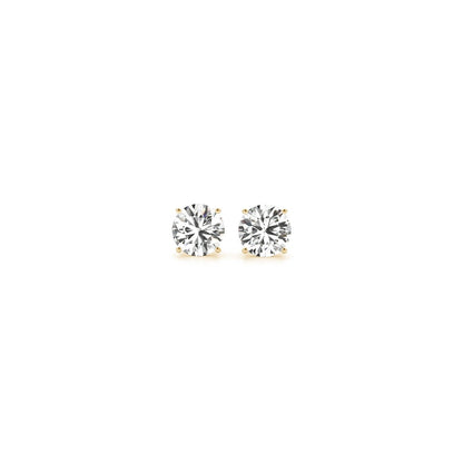 1/2 cttw Lab Grown Round Diamond Stud Earrings 14k Yellow Gold (G/VS2) 