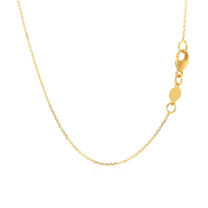 14k Yellow Gold Script LOVE Necklace by Bids.com