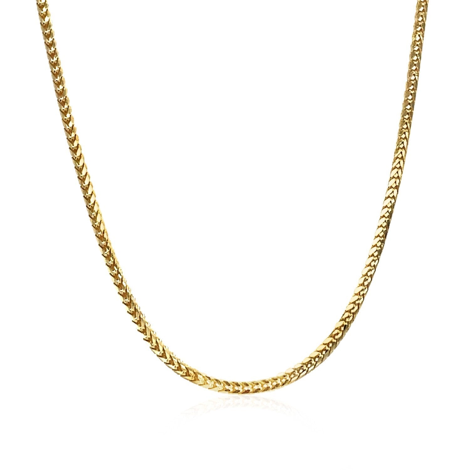 18k Yellow Gold Franco Chain (1.60 mm) by Bids.com
