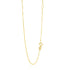 14k Yellow Gold Adjustable Box Chain (0.60 mm) - necklaces