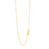 14k Yellow Gold Adjustable Box Chain (0.60 mm) 
