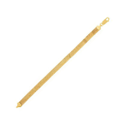 14k Yellow Gold Bismark Bracelet (7.00 mm)  DestGlow
