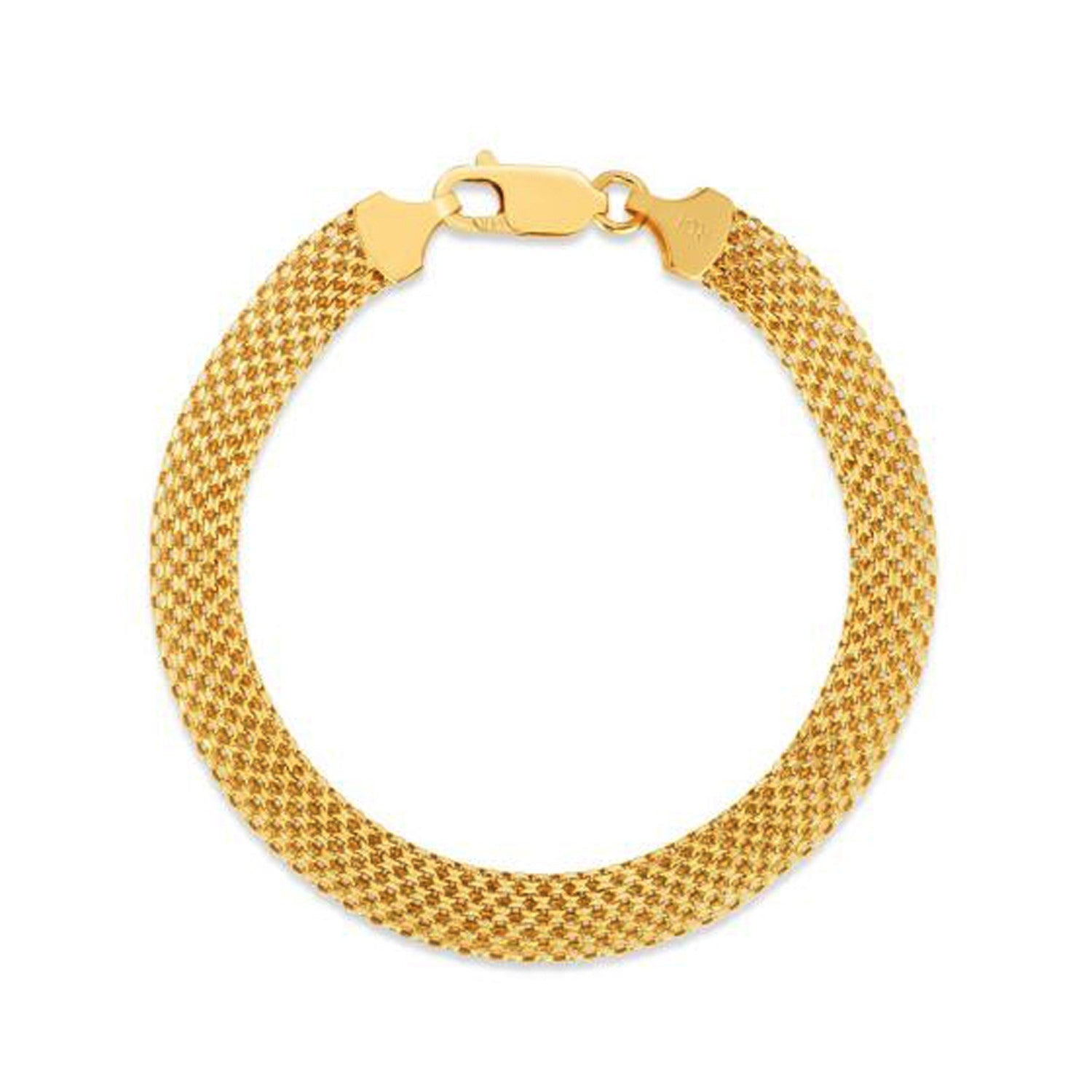 14k Yellow Gold Bismark Bracelet (7.00 mm)  DestGlow